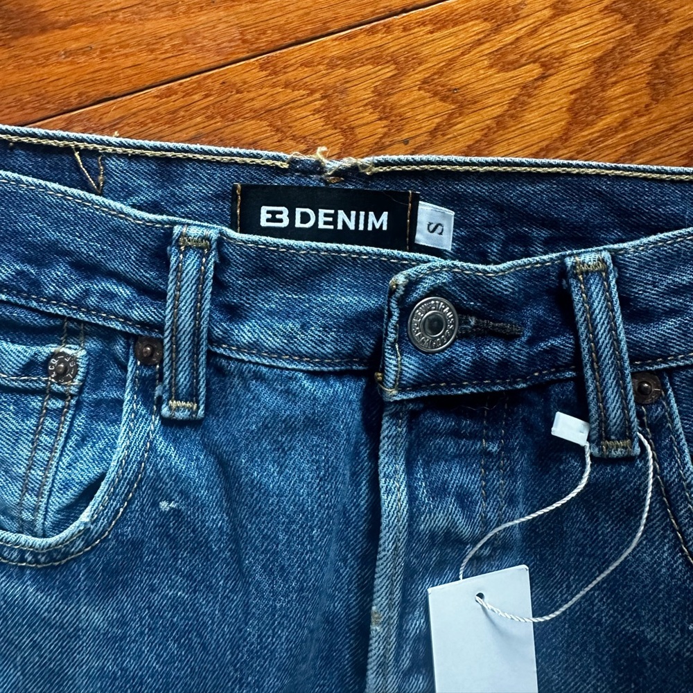 NWT EB Denim | Vintage Mini Skirt - Dark Wash - Picture 5 of 9